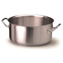 CASSERUOLA INOX 28 CM BASSA
